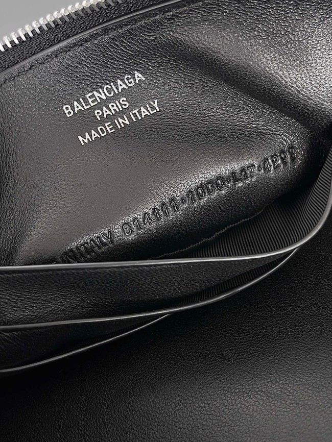 Balenciaga Rodeo Mini Handbag smooth calfskin 795455 black&Silver