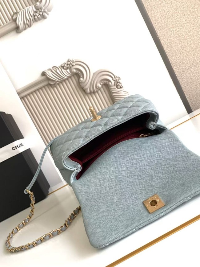 Chanel MINI FLAP BAG WITH TOP HANDLE AS2215-5