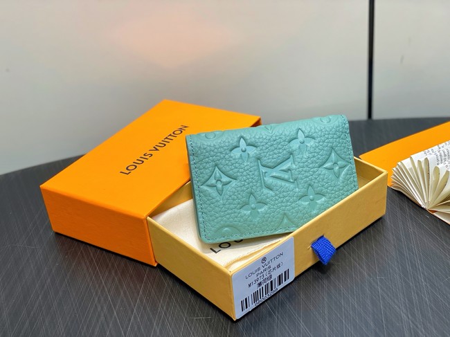 Louis Vuitton Pocket Organizer M13973 Water Green