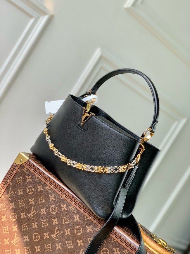 Louis Vuitton Capucines MM Souple M12929 black