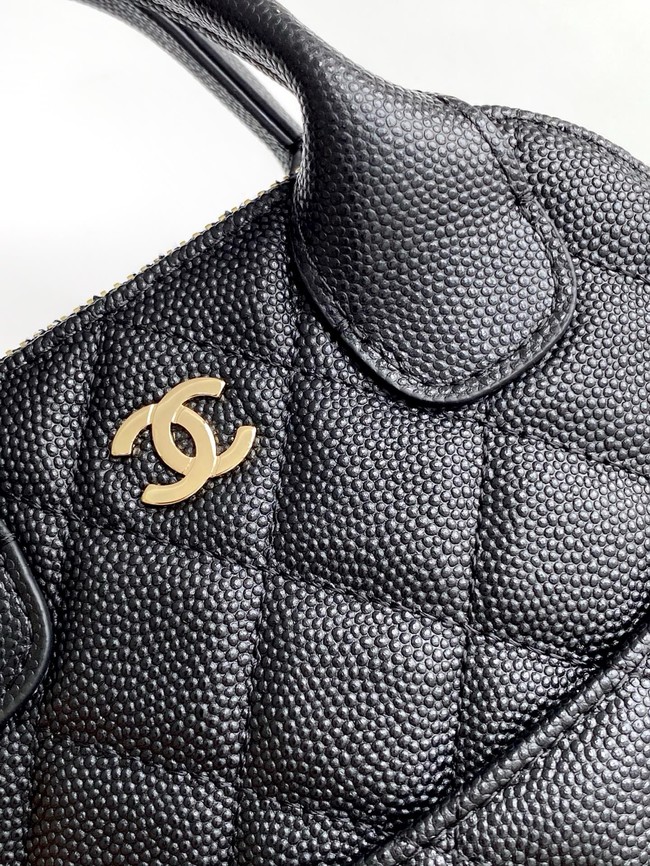 Chanel MINI TOTE BAG Calfskin AS4742 black