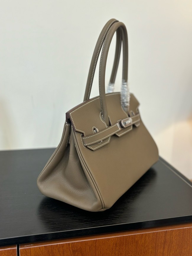 Hermes Birkin evercolor 66541 gray