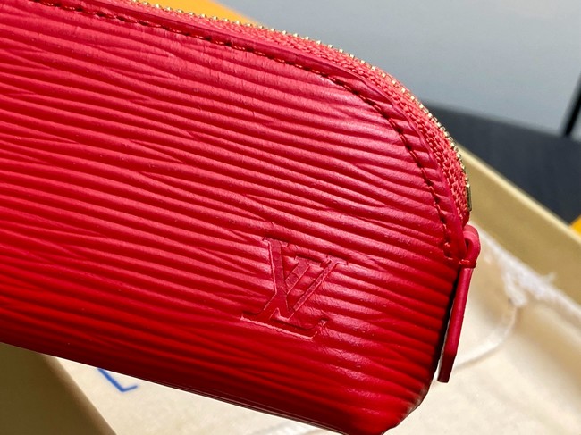 Louis Vuitton NEW Cosmetic Lipstick Pouch M25694 red