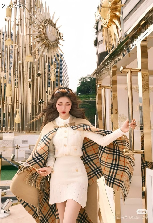 Burberry Cape Double-sided cashmere KY142-2