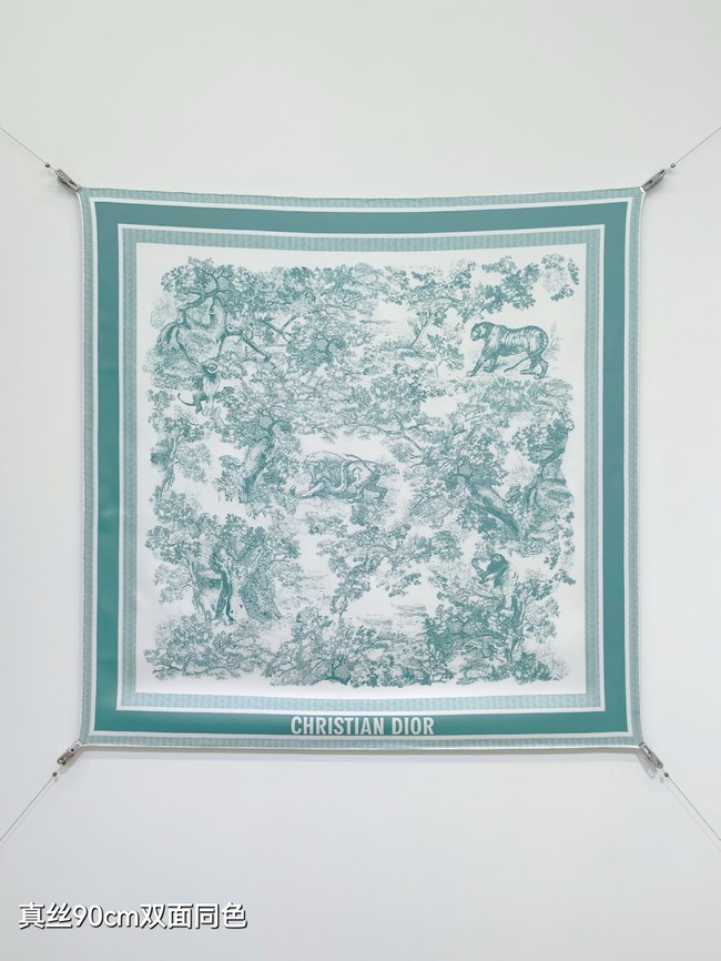 Dior 90 Square Scarf Silk Twill KY148