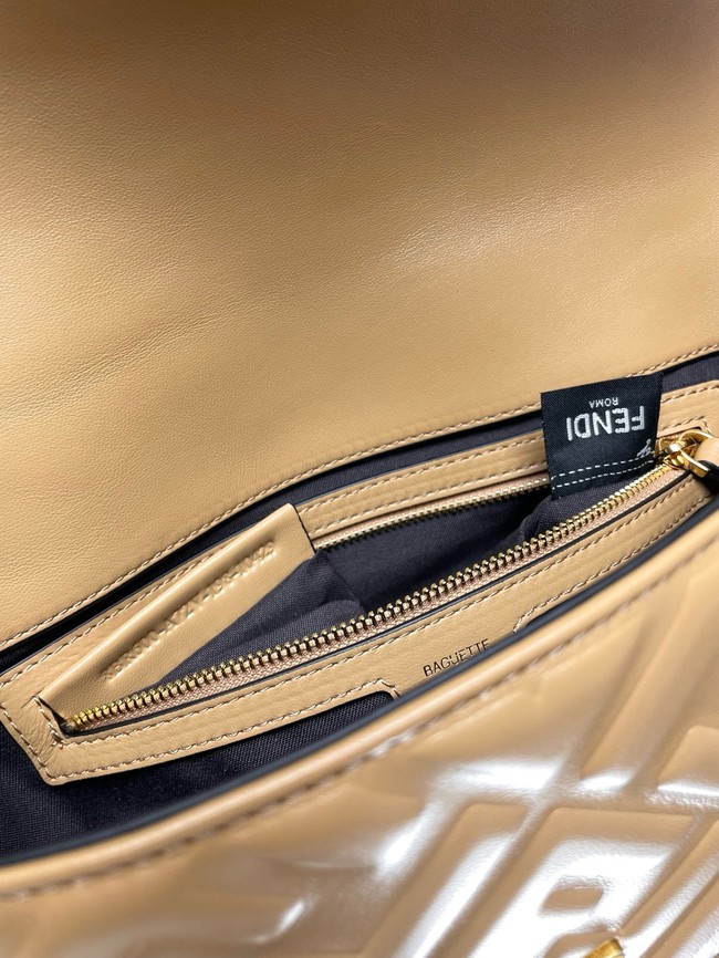Fendi Baguette Mini Bag 8BS017 Apricot