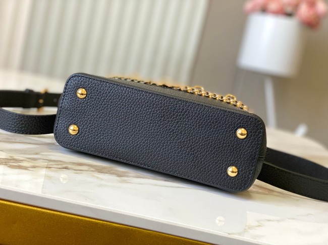 Louis Vuitton Capucines East-West Mini M26345 black