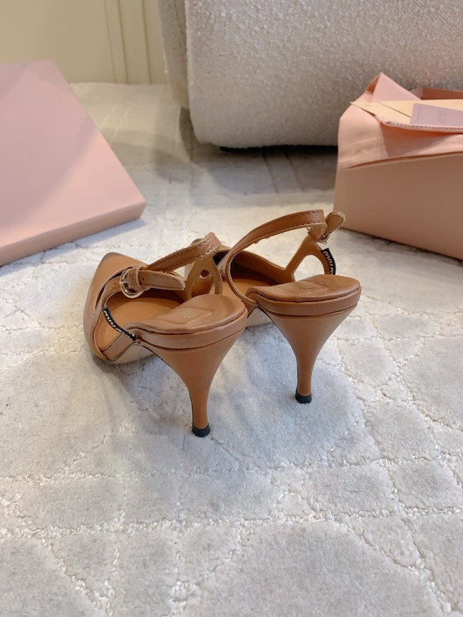MIUMIU WOMENS Slingbacks Heel 8CM 55704-3
